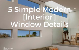 5 Simple Modern [Interior] Window Trim Details