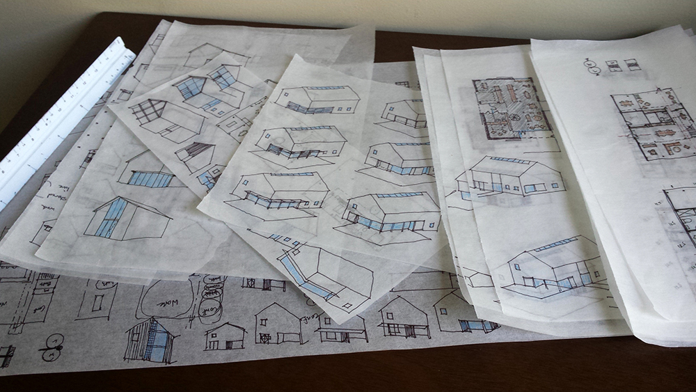Concept Design rough sketches