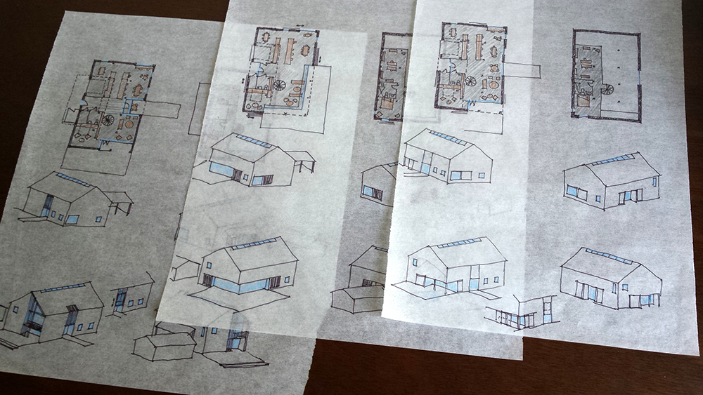 Concept Design rough sketches