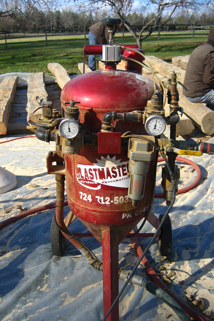 Corn Cob blasting