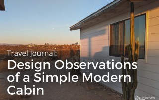 Design Observations of a Simple Modern Cabin