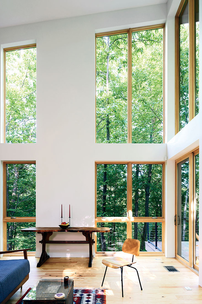 Design Strategies for Small Modern Homes - High Ceilings & Connection to the Outdoors
