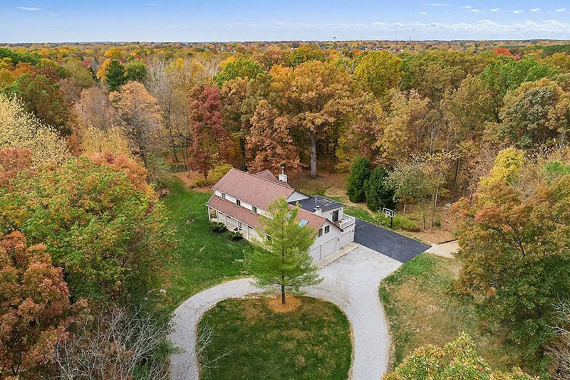 existing house aerial