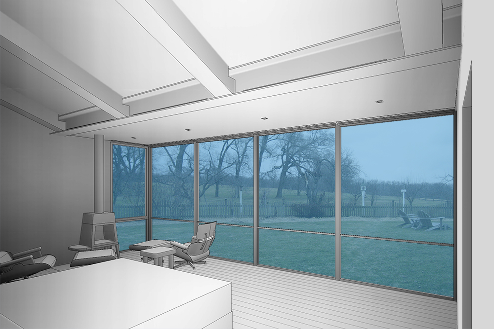 Fombell Addition - Interior View of Master Suite