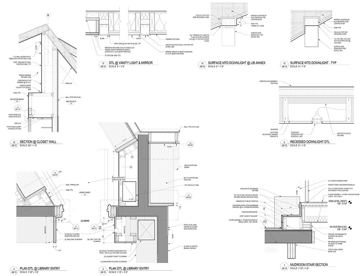 custom home interior details