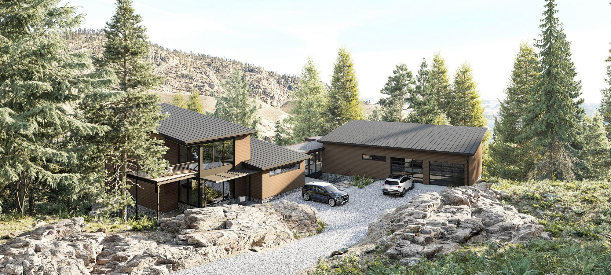 Custom modern residential architecture