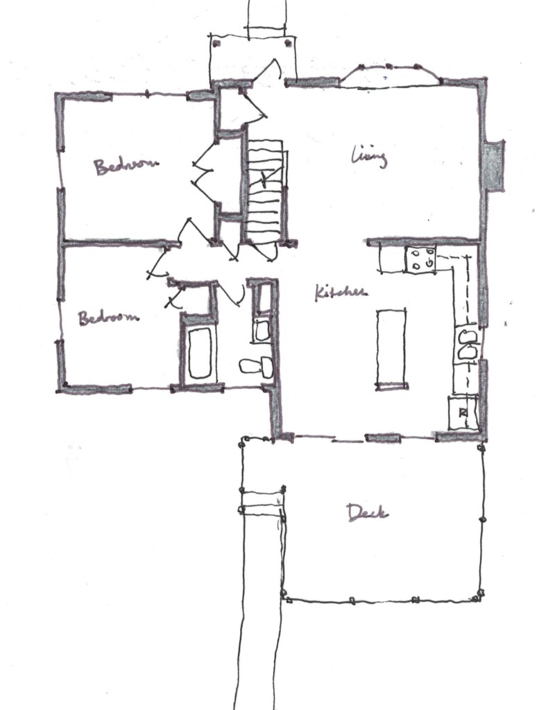 Howard Addition Existing First Floor Plan
