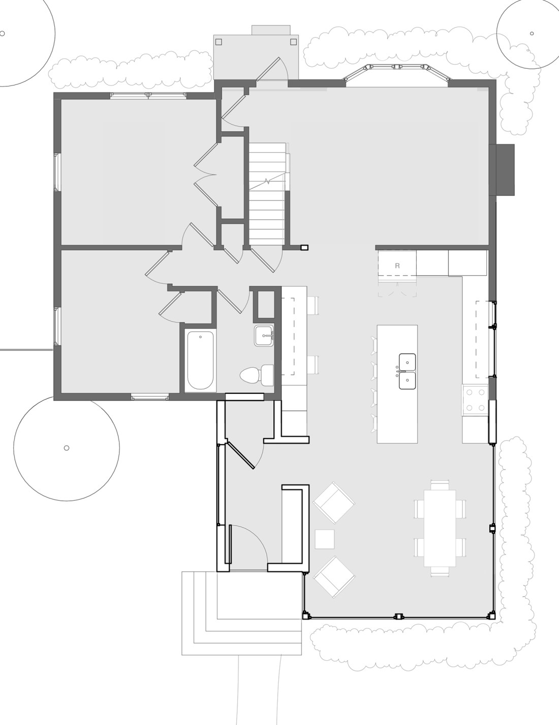 Howard Addition First Floor Plan