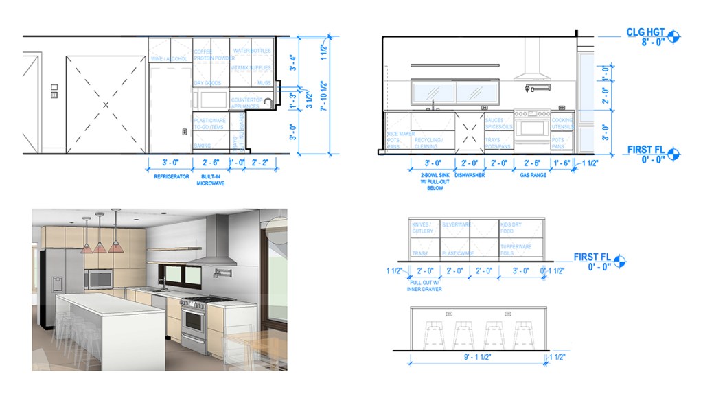 Behind the Design Part II - Howard Addition kitchen layout