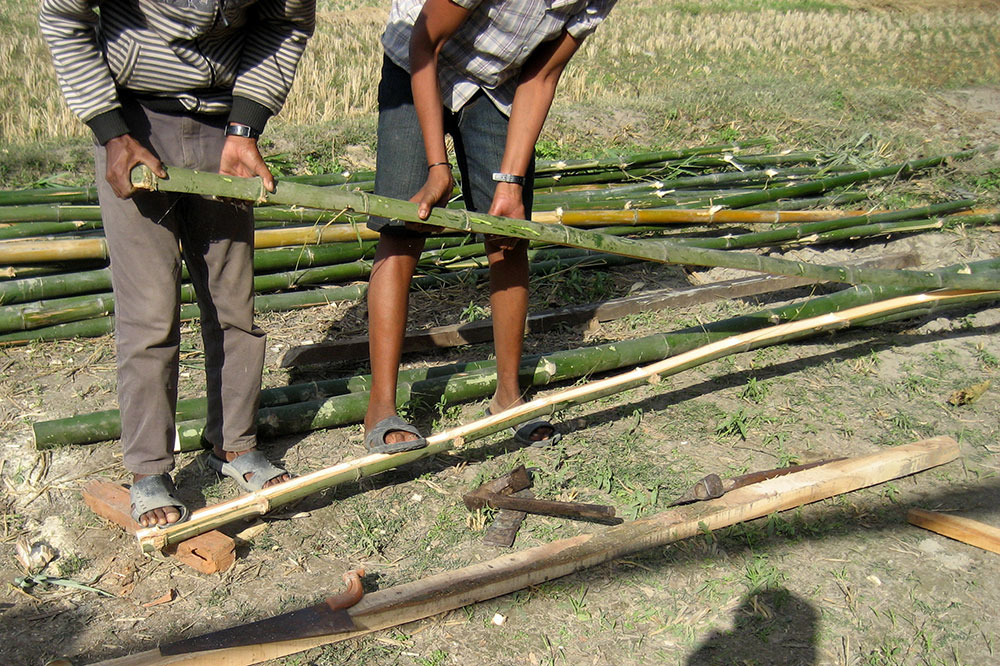 Humanitarian architecture - local labor & local materials