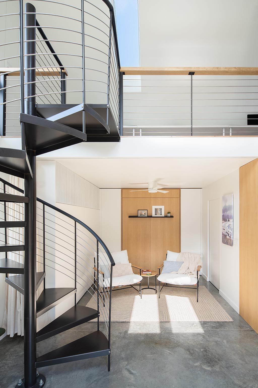 Modern live/work ADU studio in Columbus, OH