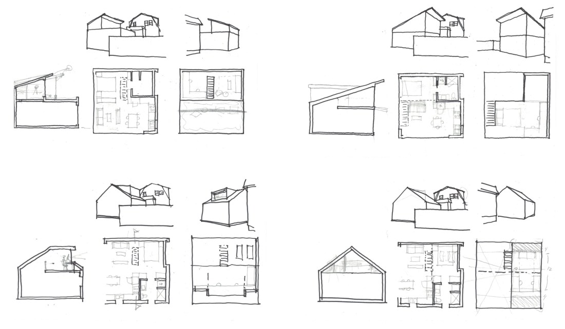 Huron ADU concept sketches