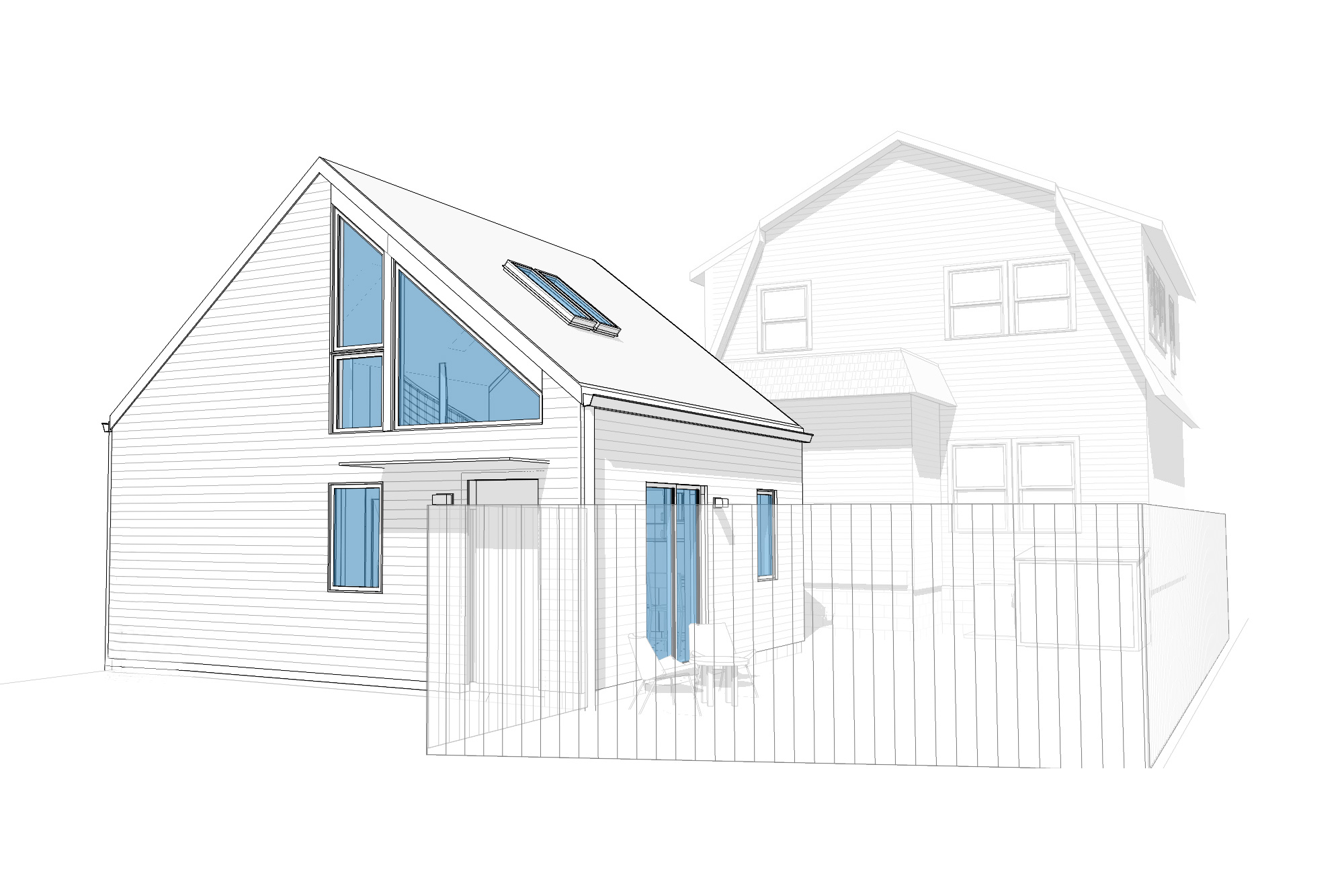 Huron ADU exterior perspective