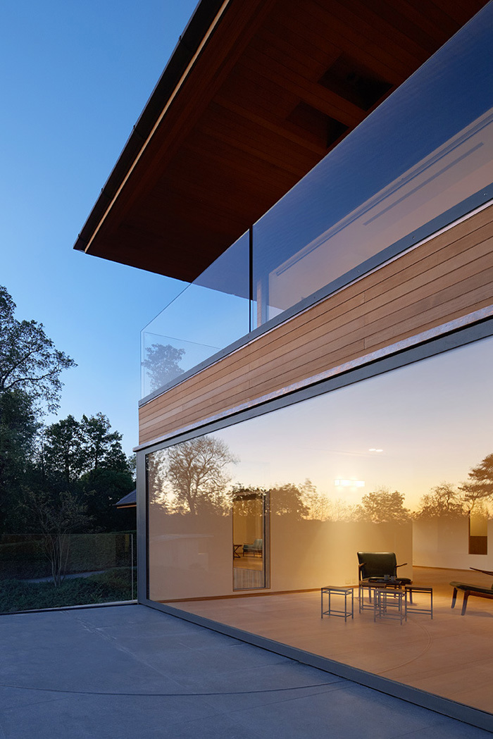 large glass windows
