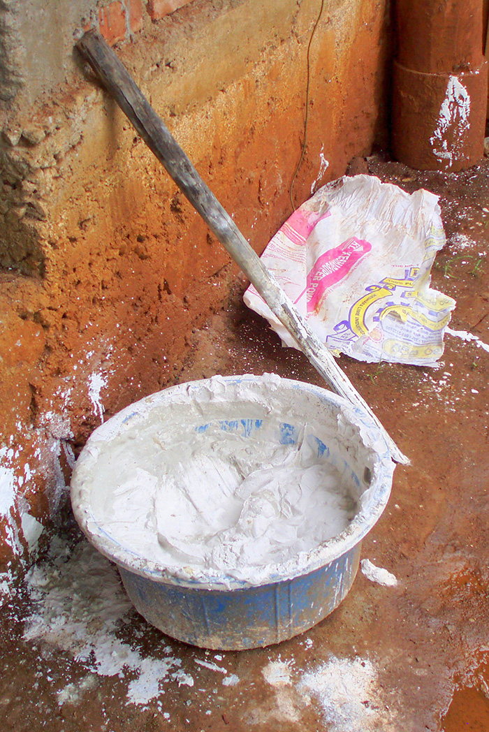 Sri Lanka clay brick house construction