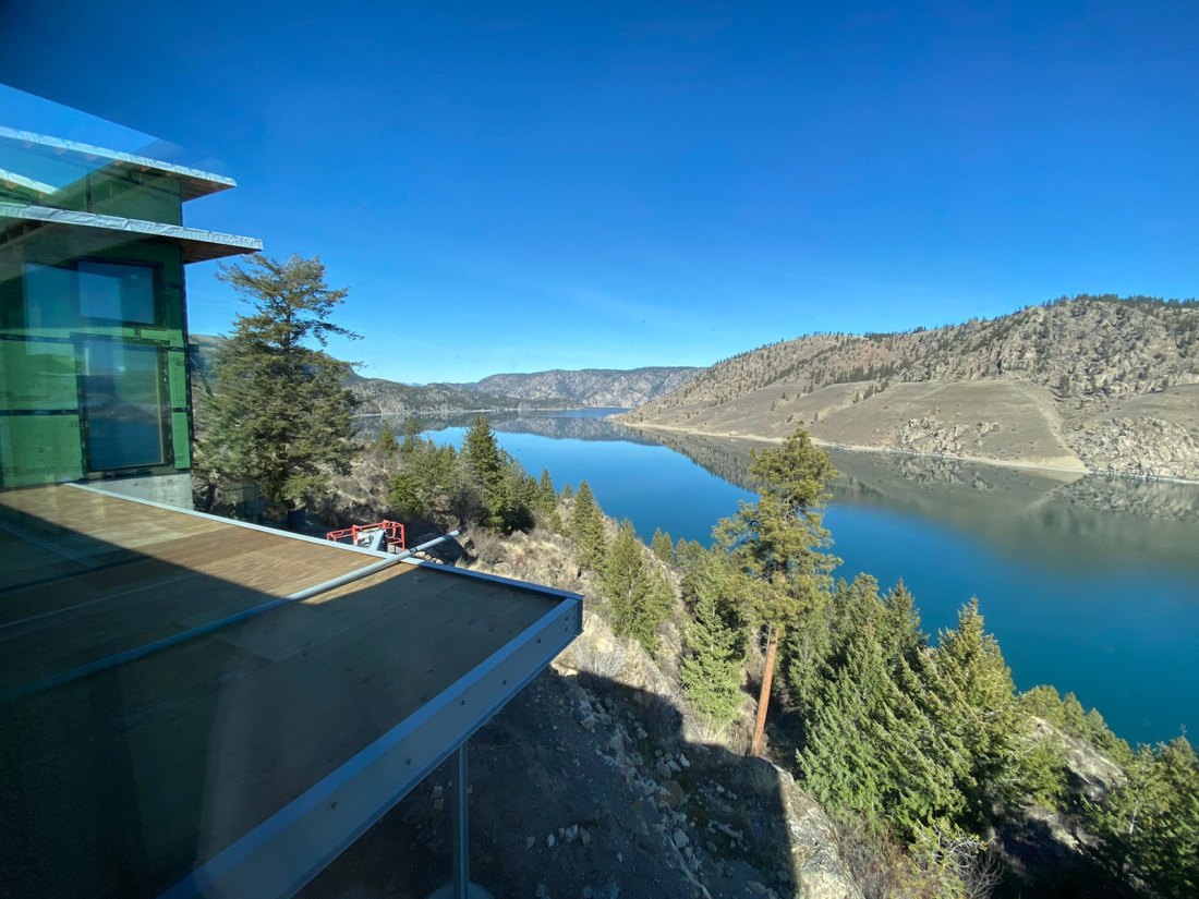 construction photo of Lincoln Bluff Residence