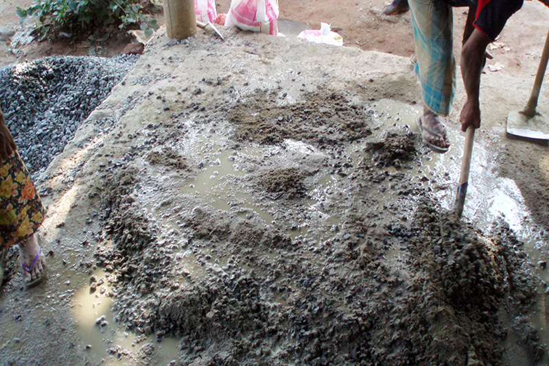 Sri Lanka clay brick house construction