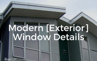 Modern Exterior Window Details