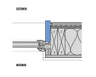 Modern Window Thin Trim Detail