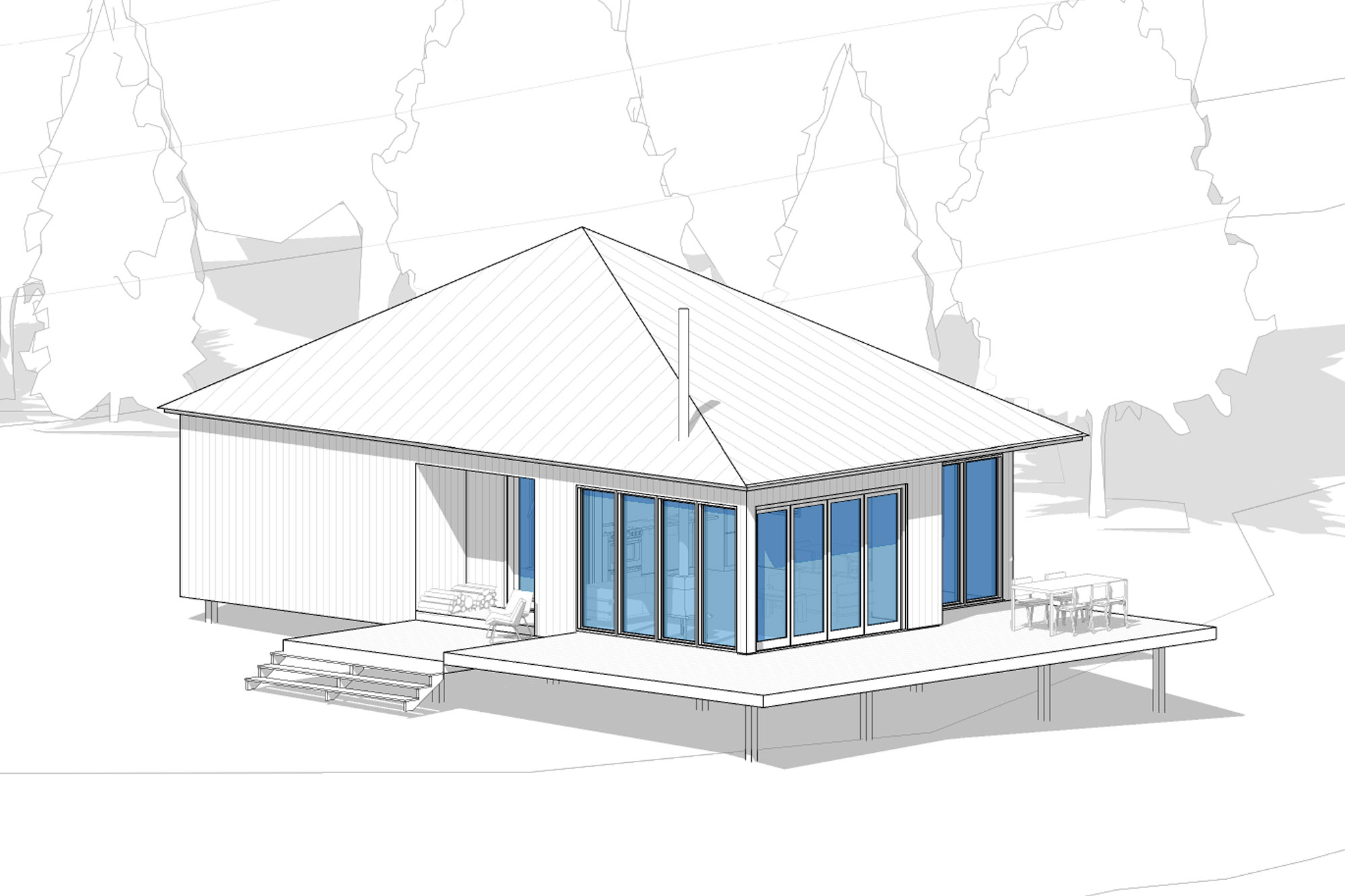 Ontario Off-Grid home concept design