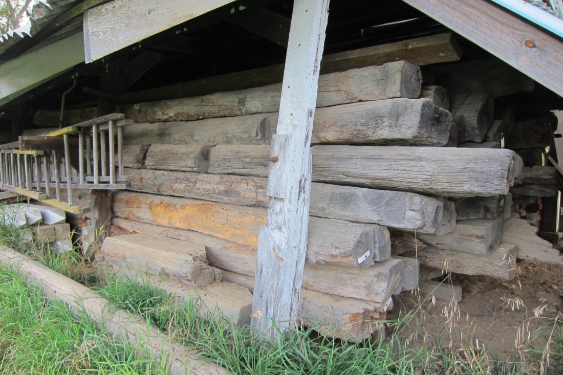 reclaimed timber beams