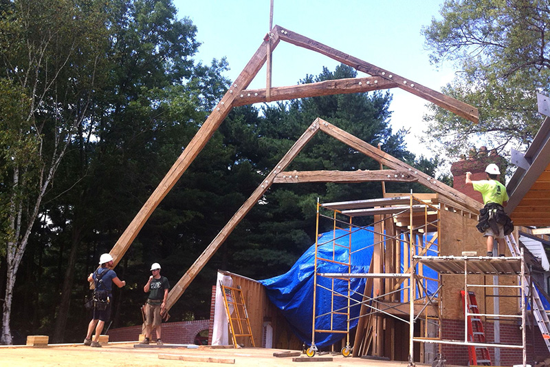 Reclaimed Timber: Fabricating & Erecting Timber Frames