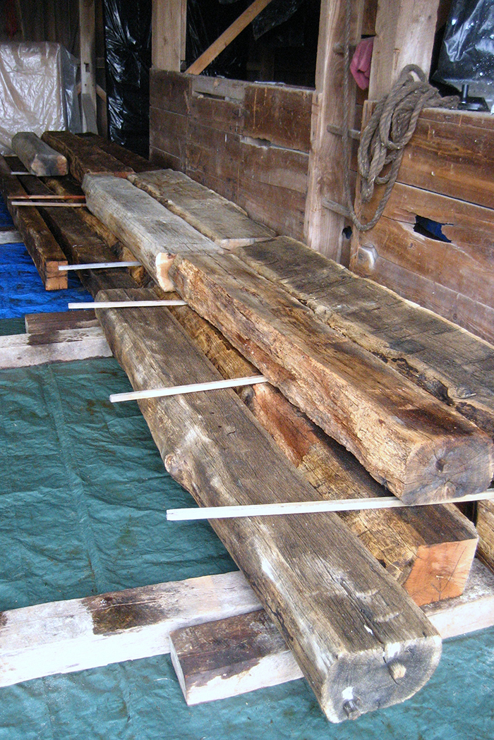 Reclaimed wood fumigation