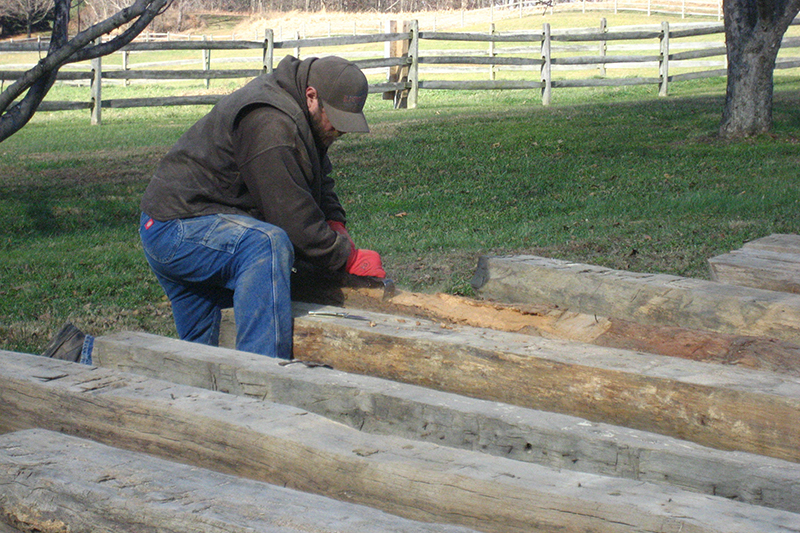 Reclaimed wood sapwood removal