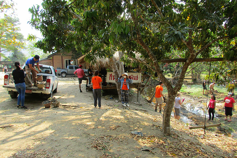 Retaining Wall Road Repair in Thailand