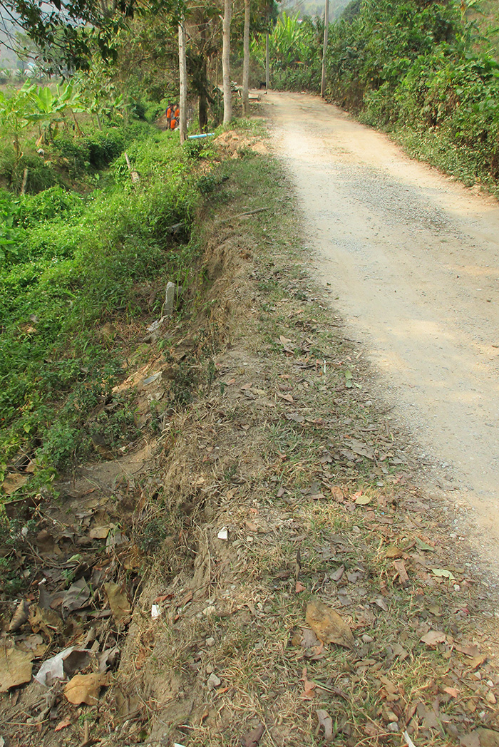 Retaining Wall Road Repair in Thailand