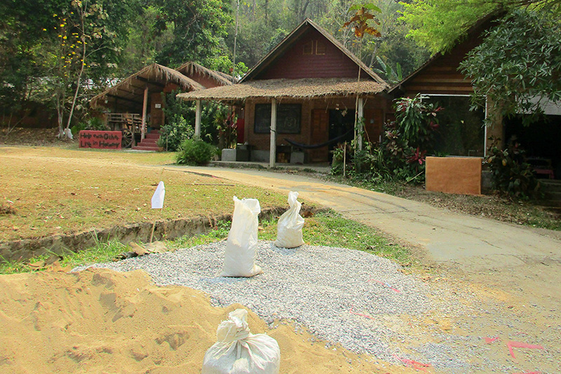 Retaining Wall Road Repair in Thailand