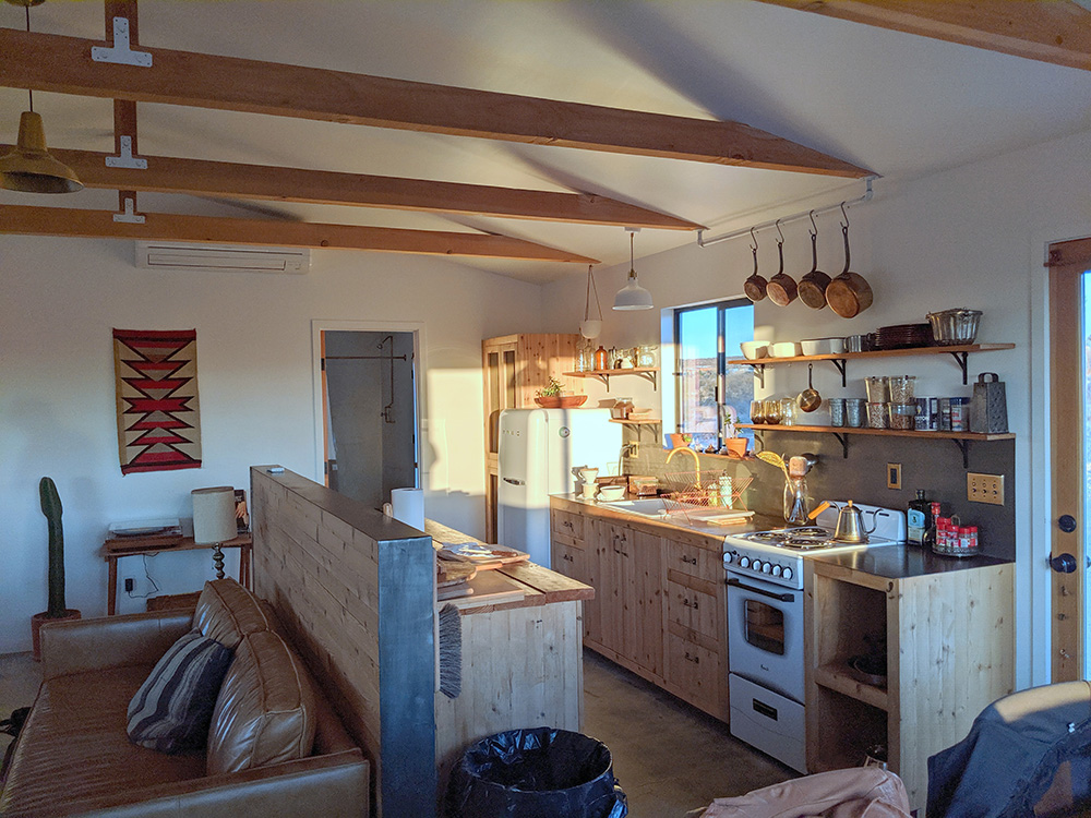 Simple Modern Cabin - interior design