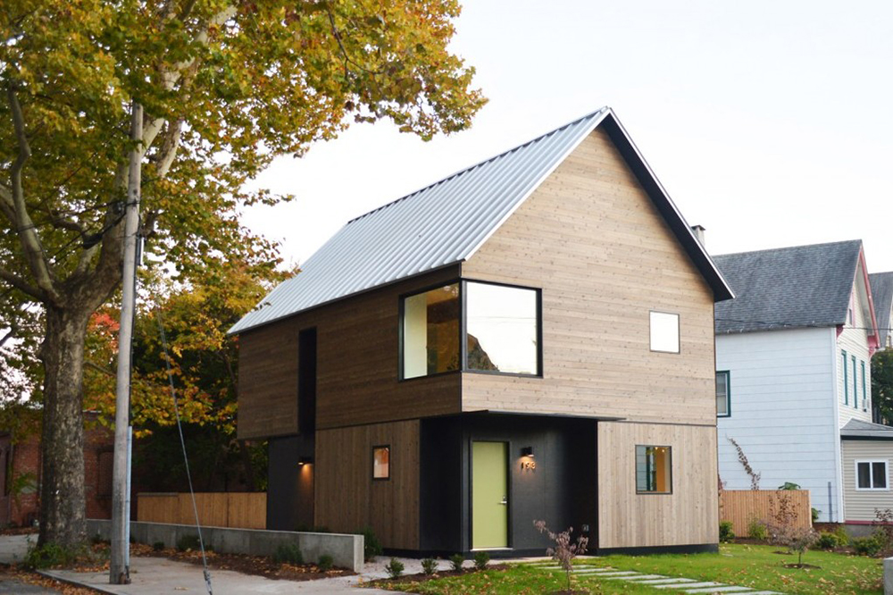 Simple modern gable roof design