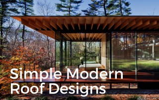 Simple Modern Roof Designs