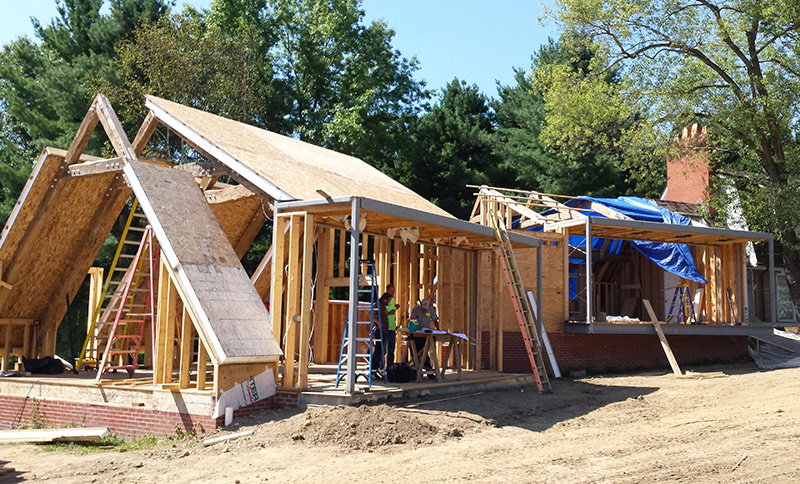 SIP roof framing