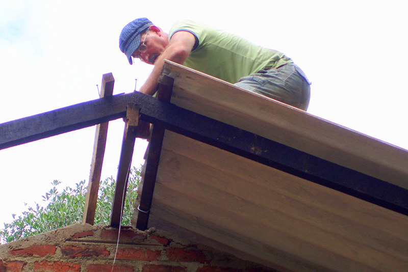 Sri Lanka clay brick house construction