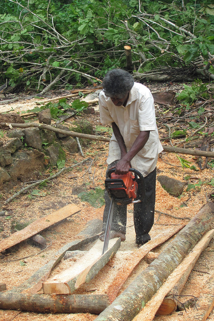 Sri Lanka clay brick house construction