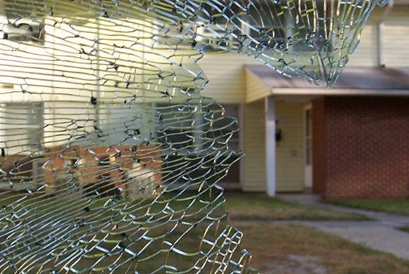 tempered glass window