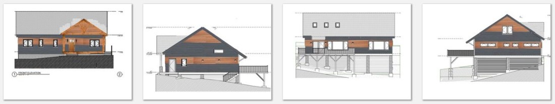 Tioga colored elevations