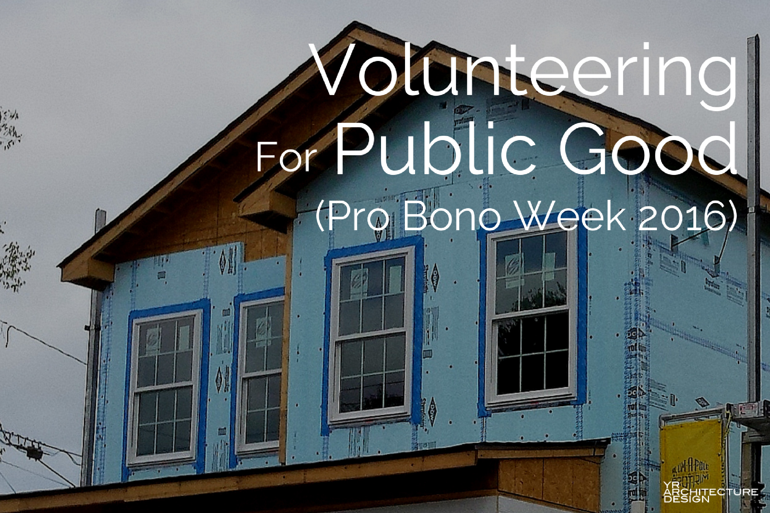 Volunteering For Public Good - Pro Bono Week 2016