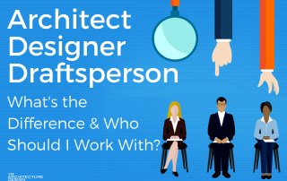 What's the difference between an architect, a designer, and a draftperson - and who should I work with?
