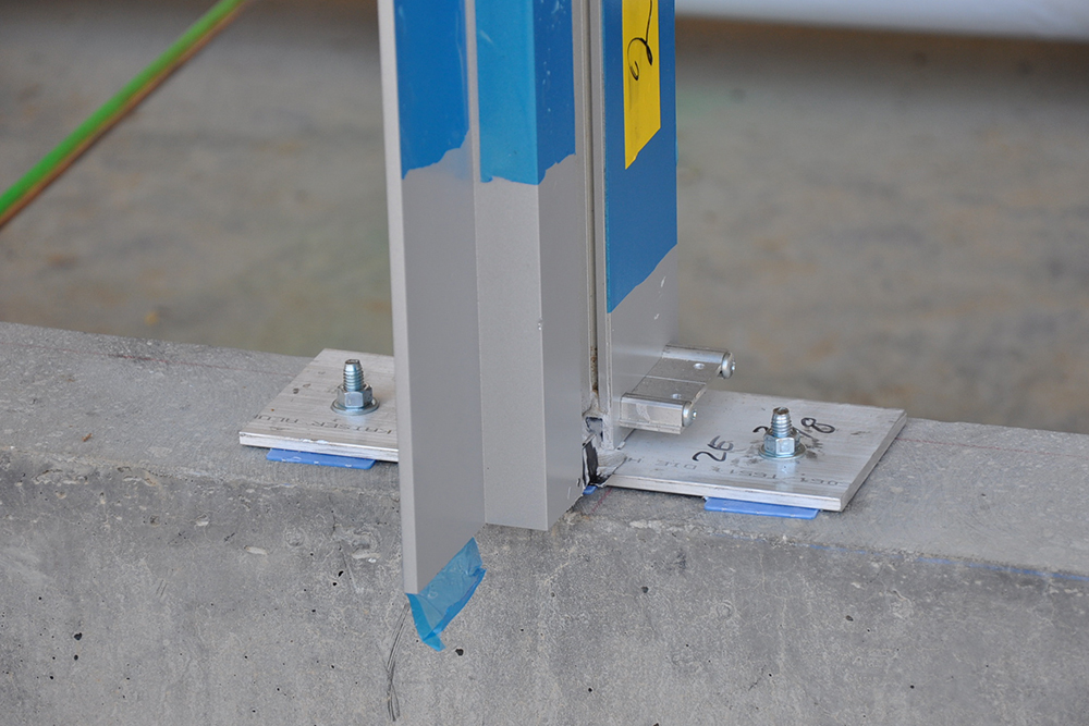 Window wall anchors