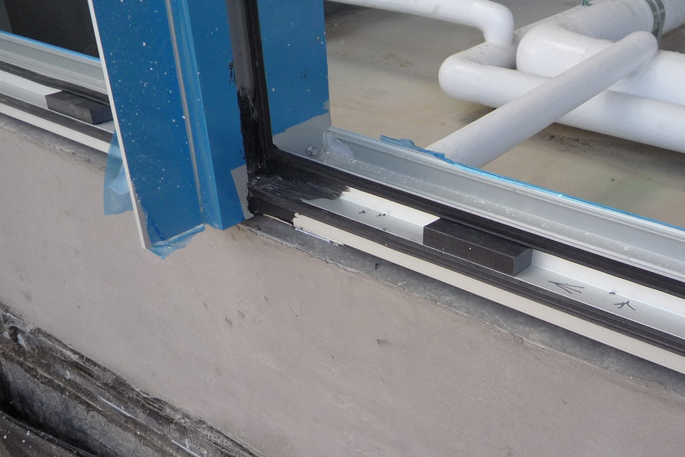 Window wall installation