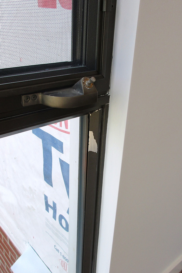 Window wall paint durability