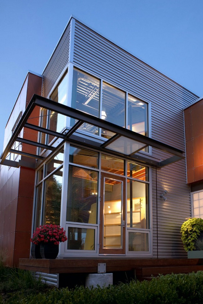 Window wall sightlines with window inserts