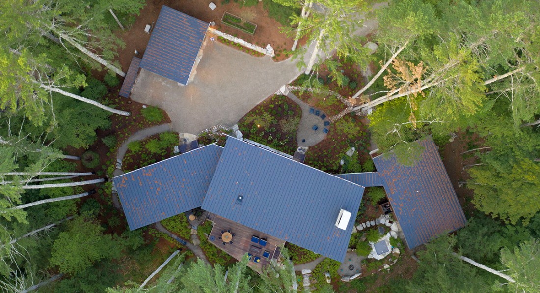 Design Inspiration: Wooded Lakeside Retreats - site plan