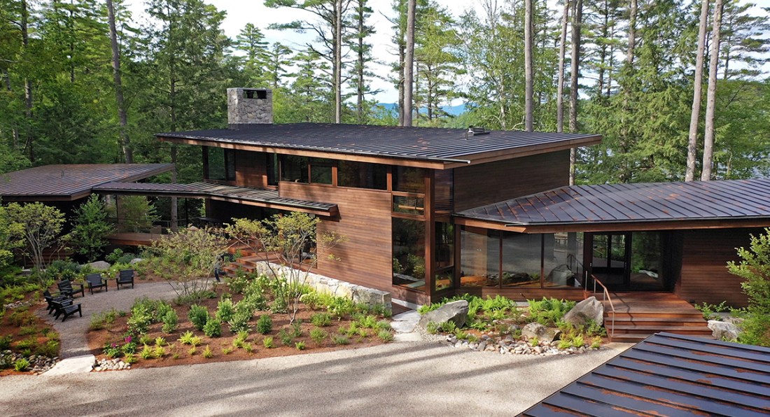 Design Inspiration: Wooded Lakeside Retreats - Covered exterior spaces